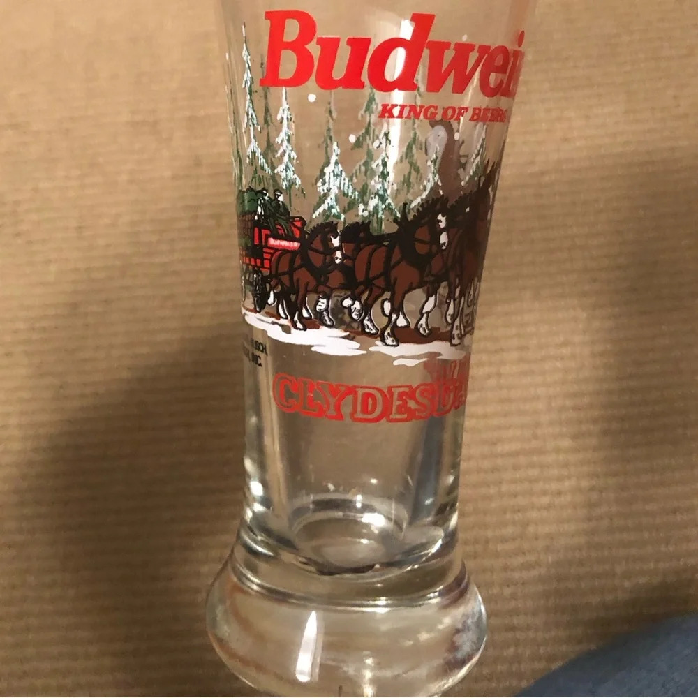 1989 Budweiser Clydesdales Glass - Picture 4 of 8